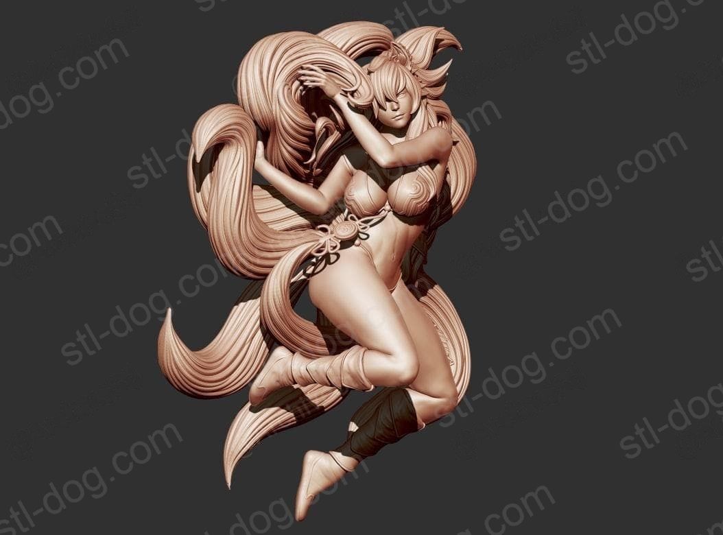 英雄联盟(League of Legends) – 阿狸(Ahri) 3D打印图纸